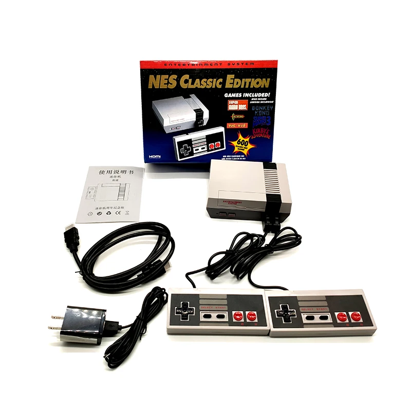 Mini game classic 8-bit retro game family TV game console with built-in 600 game hd video game console
Mini game classic 8-bit retro game family TV game console with built-in 600 game hd video game console