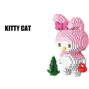 Classic cartoon figures Hello kt cat micro diamond block kitty Melody rabbit building brick assemble nanobrick toy for girl gift
Classic cartoon figures Hello kt cat micro diamond block kitty Melody rabbit building brick assemble nanobrick toy for girl gift