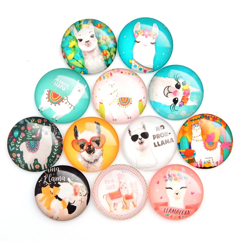 10 Pcs Random Mix Llamas Animal Pattern Round Glass Cabochon Necklace DIY Glass Patch Dome Flat Back Jewelry Findings Wholesale
10 Pcs Random Mix Llamas Animal Pattern Round Glass Cabochon Necklace DIY Glass Patch Dome Flat Back Jewelry Findings Wholesale