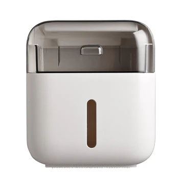 Toilet Paper Holder Plastic Bathroom Double Paper Tissue Box Wall Mounted Paper Shelf Storage Box Toilet Tissue Dispenser
Toilet Paper Holder Plastic Bathroom Double Paper Tissue Box Wall Mounted Paper Shelf Storage Box Toilet Tissue Dispenser
