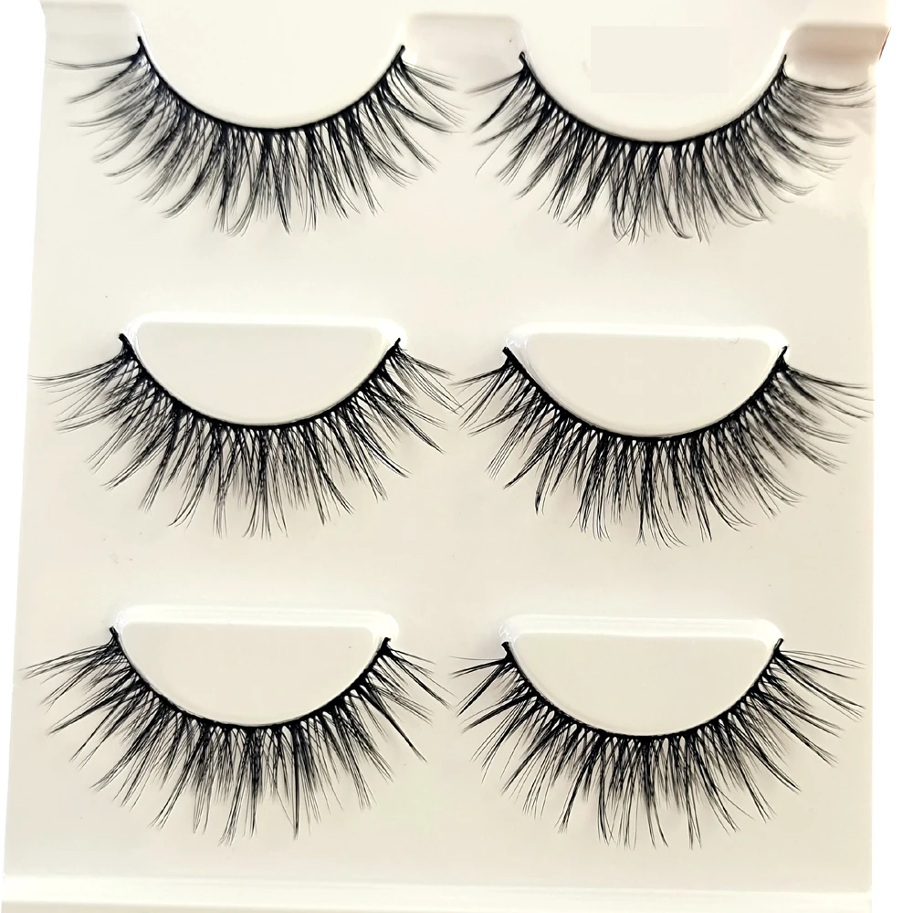 NEW 3pairs 3D Mink Lashes Natural False Eyelashes Fluffy Soft Wispy Volume Dramatic Long Cross Eyelash Extension Makeup Lashes
NEW 3pairs 3D Mink Lashes Natural False Eyelashes Fluffy Soft Wispy Volume Dramatic Long Cross Eyelash Extension Makeup Lashes