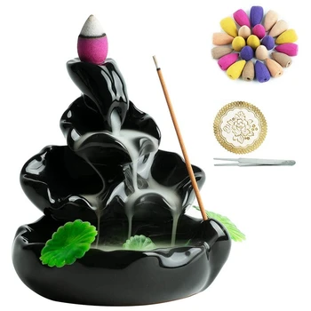 Spring Backflow Incense Burner Waterfall Incense Holder for Home Decor Aromatherapy Ornament
Spring Backflow Incense Burner Waterfall Incense Holder for Home Decor Aromatherapy Ornament