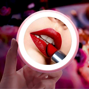 Pocket Mirror Portable LED Makeup Mirror Mini Round Travel Home Mirrors 2019
Pocket Mirror Portable LED Makeup Mirror Mini Round Travel Home Mirrors 2019