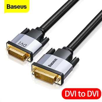 Baseus DVI to DVI Cable Dual Link DVI-D Male to Male DVI D 24+1 Video Cable For Projector HDTV PC Computer Adapter DVI Wire Cord 
Baseus DVI to DVI Cable Dual Link DVI-D Male to Male DVI D 24+1 Video Cable For Projector HDTV PC Computer Adapter DVI Wire Cord