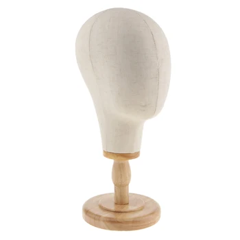 21 Inch Hair Wigs Extension Making Hats Cap Display Canvas Cork Block Mannequin Head Model + Detachable Wood Stand
21 Inch Hair Wigs Extension Making Hats Cap Display Canvas Cork Block Mannequin Head Model + Detachable Wood Stand