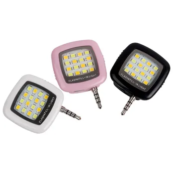Mini Smartphone Portable 3.5mm LED Flash Fill Light 16 Leds For iPhone IOS Android Cell Phone Camera Selfie Fill Light 16 LEDs
Mini Smartphone Portable 3.5mm LED Flash Fill Light 16 Leds For iPhone IOS Android Cell Phone Camera Selfie Fill Light 16 LEDs