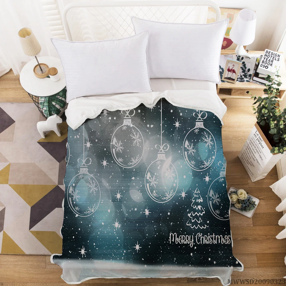 Merry Christmas Blankets Hot sale Quilt Washed Soft Breathable Cool Blankets For Children & Adults Soft & Warm For Bedroom Sofa
Merry Christmas Blankets Hot sale Quilt Washed Soft Breathable Cool Blankets For Children & Adults Soft & Warm For Bedroom Sofa