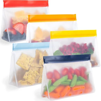 1PC Food Storage Bag Reusable Freezer Bag Stand Up Ziplock Leakproof Bags for Sandwichs Cookie Fruit Storage Kitchen Organizer
1PC Food Storage Bag Reusable Freezer Bag Stand Up Ziplock Leakproof Bags for Sandwichs Cookie Fruit Storage Kitchen Organizer