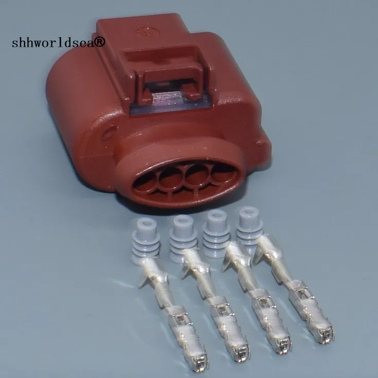 

Shhworldsea 4 Pin 8K0 973 704A Car Pressure Oxygen Sensor Plug Waterproof Connector 8K0973704A Female Socket For VW for Audi