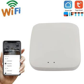ZigBee Smart Gateway Hub Smart Home Security System Bridge for Tuya/Smart Life APP Control Works with Alexa Google Home
ZigBee Smart Gateway Hub Smart Home Security System Bridge for Tuya/Smart Life APP Control Works with Alexa Google Home