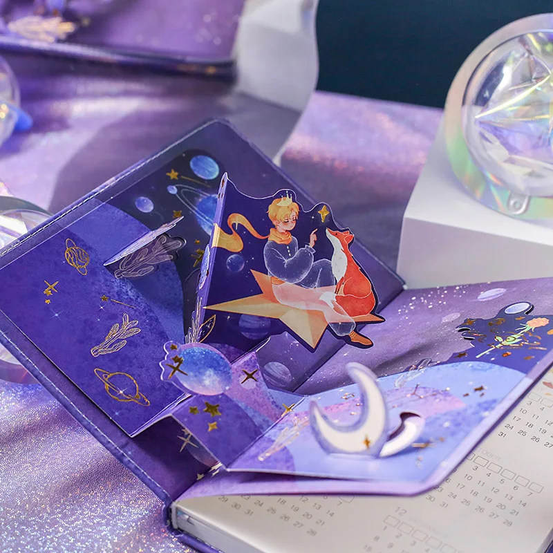 Little Prince Theme Soft PU Leather Cover Diary 180mm*130mm DIY Undated Monthly Daily Planner Notebook Gift 196P
Little Prince Theme Soft PU Leather Cover Diary 180mm*130mm DIY Undated Monthly Daily Planner Notebook Gift 196P