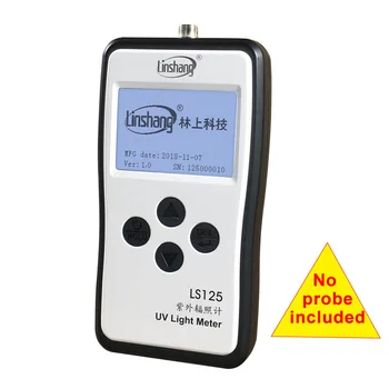 Linshang LS125 UV light meter test ultraviolet power UV intensity energy for 365nm 395nm UVA LED UVB UVC waterproof senso
Linshang LS125 UV light meter test ultraviolet power UV intensity energy for 365nm 395nm UVA LED UVB UVC waterproof senso