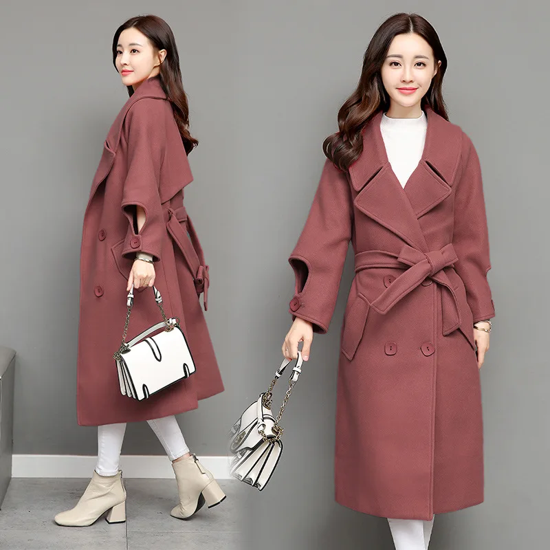 2017 Autumn And Winter New Style Korean-style Top Grade Slim Fit Loose-Fit Slimming Woolen Mid-length Overcoat Women's Fashion
2017 Autumn And Winter New Style Korean-style Top Grade Slim Fit Loose-Fit Slimming Woolen Mid-length Overcoat Women's Fashion