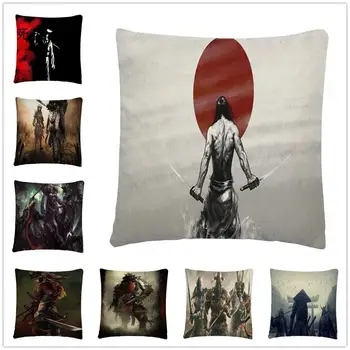 Japanese Samurai pattern Linen Cushion Cover Pillow Case for Home Sofa Car Decor Pillowcase 45X45cm
Japanese Samurai pattern Linen Cushion Cover Pillow Case for Home Sofa Car Decor Pillowcase 45X45cm