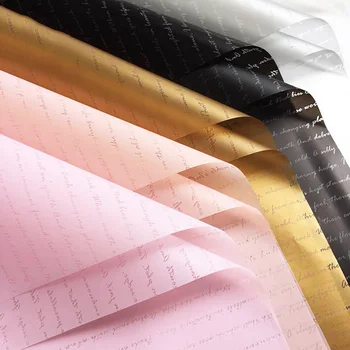 20 Sheets 60x60cm Letter Pattern Waterproof Matte Wrapping Paper For DIY Crafts Florist Flowers Decoration Materials 
20 Sheets 60x60cm Letter Pattern Waterproof Matte Wrapping Paper For DIY Crafts Florist Flowers Decoration Materials