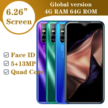 A31 smartphones MTK Water Drop screen Quad core 13MP 6.26" 4G RAM 64G ROM IPS android mobile phones celular Face ID unlocked
A31 smartphones MTK Water Drop screen Quad core 13MP 6.26" 4G RAM 64G ROM IPS android mobile phones celular Face ID unlocked