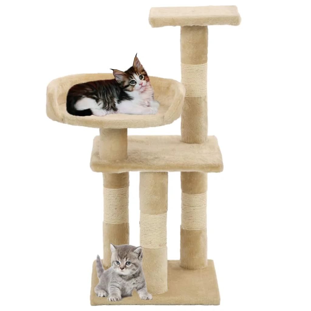 Fashion Cat Climbing Tree Cat Scratch Post Luxury Pet Furniture Funny Cat Condos VidaXL Cat Scraper with Sisal Poles 65Cm Beige
Fashion Cat Climbing Tree Cat Scratch Post Luxury Pet Furniture Funny Cat Condos VidaXL Cat Scraper with Sisal Poles 65Cm Beige