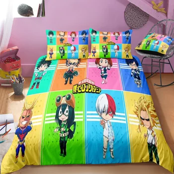 3D Printed My Hero Academia Duvet Cover with Pillow Cover Bedding Set Single Double Twin Full Queen Bedroom Decor Kids Adults 
3D Printed My Hero Academia Duvet Cover with Pillow Cover Bedding Set Single Double Twin Full Queen Bedroom Decor Kids Adults