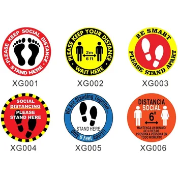 5pcs/lot Ground Warning Sticker Social Indoor Floor Sticker Keep Distance Decal Home Subway Supermarket Queue Notice Sticker
5pcs/lot Ground Warning Sticker Social Indoor Floor Sticker Keep Distance Decal Home Subway Supermarket Queue Notice Sticker
