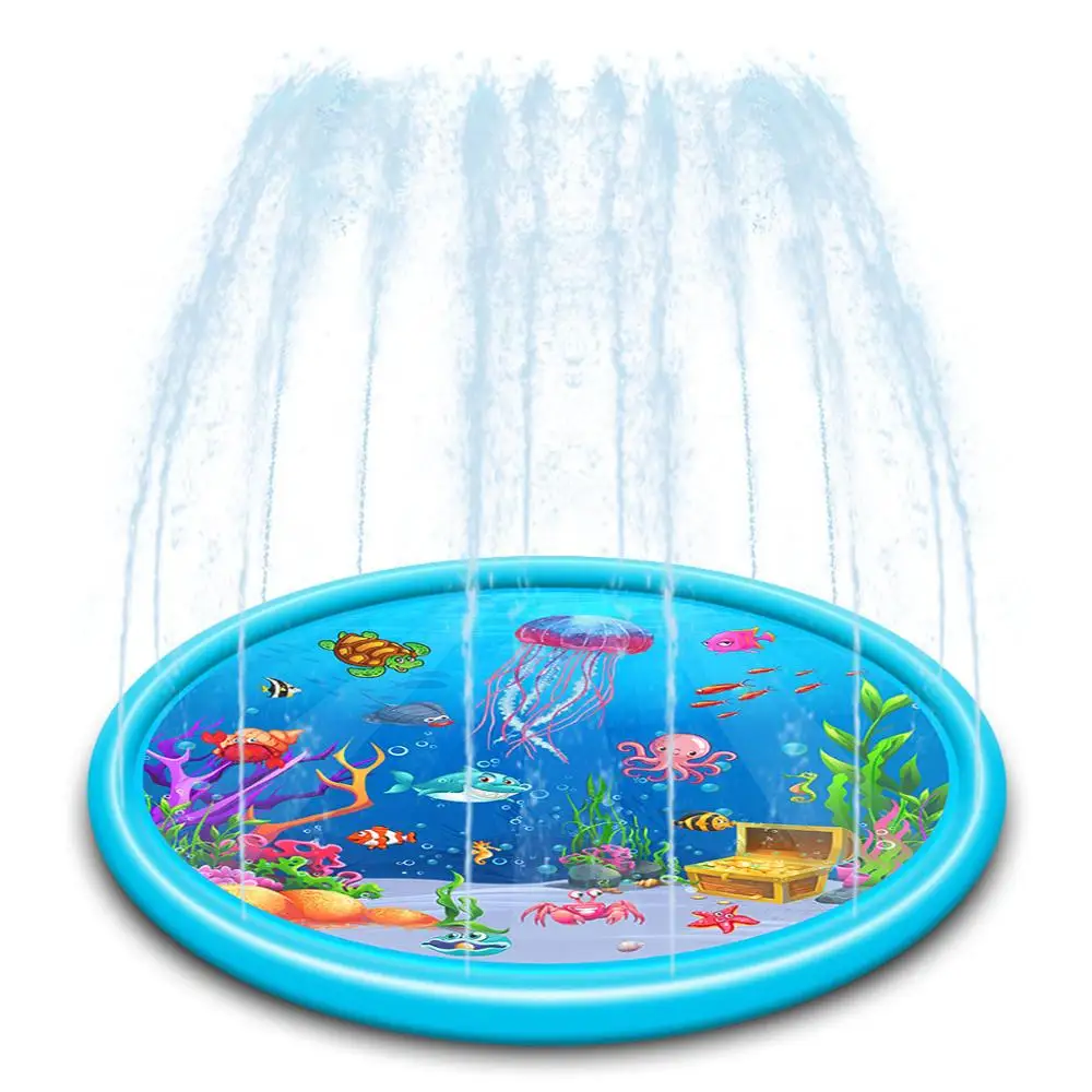 Children's Outdoor Game Pad Inflatable Water Spray Mat Summer Lawn Water Game Play Mat Kids Outdoor Splash Mat For Kids Pool
Children's Outdoor Game Pad Inflatable Water Spray Mat Summer Lawn Water Game Play Mat Kids Outdoor Splash Mat For Kids Pool