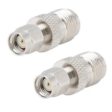 2 Pcs Coaxial Connector SMA Female Plug to TNC Female Nickel Plated Brass Contact Adapter
2 Pcs Coaxial Connector SMA Female Plug to TNC Female Nickel Plated Brass Contact Adapter