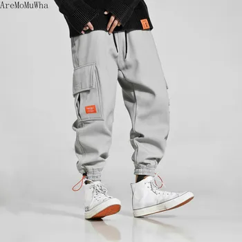 AreMoMuWha Winter Plus Velvet Overalls Pants Men's National Tide Super Fire Loose Wild Velcro Harem Casual Pants Mens Jumpsuit
AreMoMuWha Winter Plus Velvet Overalls Pants Men's National Tide Super Fire Loose Wild Velcro Harem Casual Pants Mens Jumpsuit