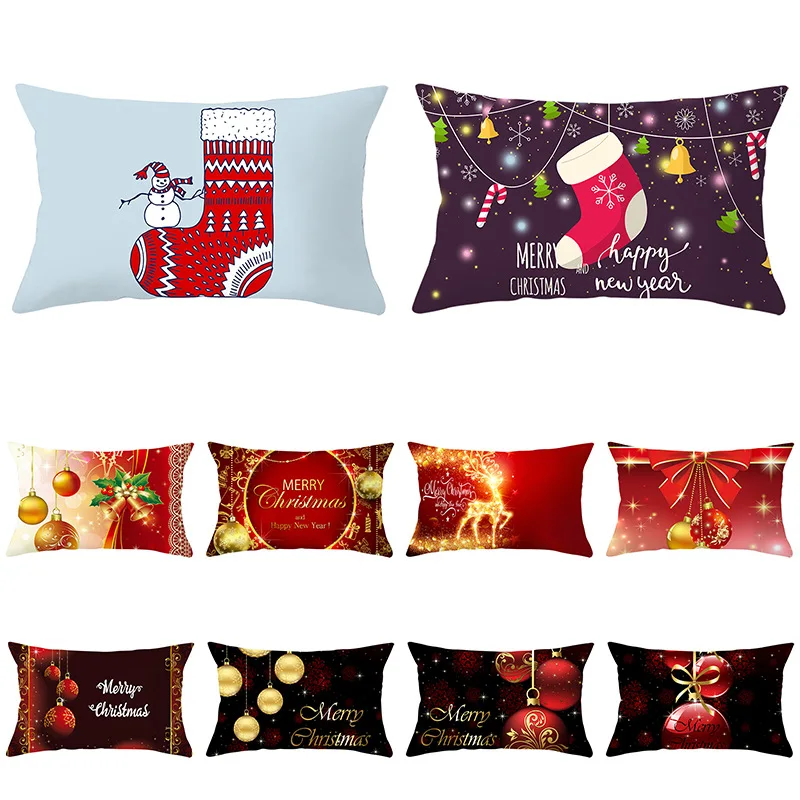 Merry Christmas Printed Pattern Peach Skin Velvet Pillow Case Rectangle Cushion Cover Home Sofa Pillowcases 30*50cm Pillow Cover
Merry Christmas Printed Pattern Peach Skin Velvet Pillow Case Rectangle Cushion Cover Home Sofa Pillowcases 30*50cm Pillow Cover