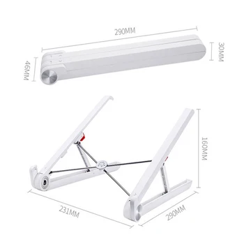 Laptop Stand Foldable Desktop Laptop Notebook Holder Bracket Adjustable Ergonomic Design Laptop Riser SP99
Laptop Stand Foldable Desktop Laptop Notebook Holder Bracket Adjustable Ergonomic Design Laptop Riser SP99