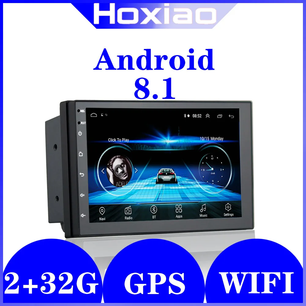 2 Din Android 8.1 Car Radio Stereo Multimedia Play GPS Navigation Wifi Bluetooth USB Autoradio FM Audio camera car DVD Player
2 Din Android 8.1 Car Radio Stereo Multimedia Play GPS Navigation Wifi Bluetooth USB Autoradio FM Audio camera car DVD Player