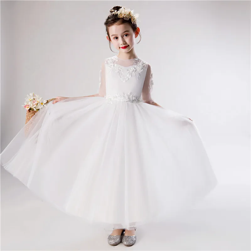 Children's evening dress princess dress host small wedding girl long model girl model show costume spring and summer
Children's evening dress princess dress host small wedding girl long model girl model show costume spring and summer