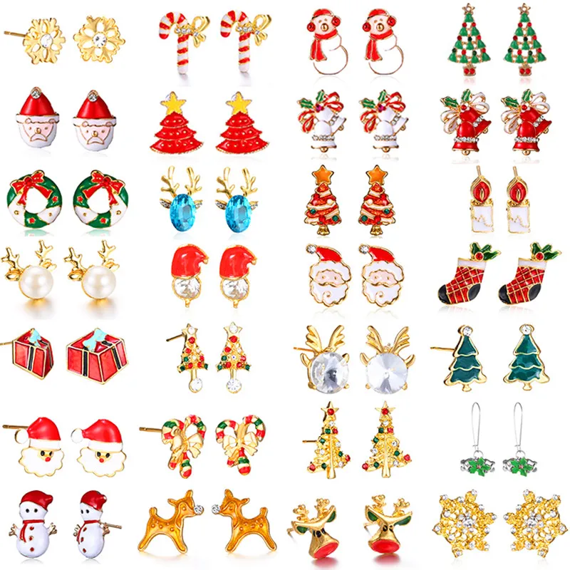 2020 Christmas Jewelry Accessories Earrings Cute Santa Claus Snowman Lovely Tree Bell Romantic Christmas Gifts For Girls Kids
2020 Christmas Jewelry Accessories Earrings Cute Santa Claus Snowman Lovely Tree Bell Romantic Christmas Gifts For Girls Kids