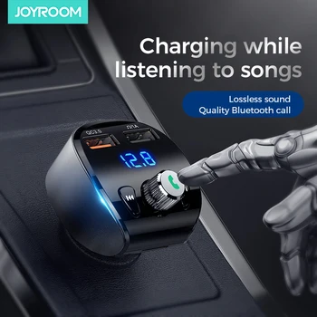 Joyroom Bluetooth 5.0 FM Transmitter USB Aux Modulator Handsfree Car Audio MP3 Player 3.1A Fast Charge Dual USB Car Charger
Joyroom Bluetooth 5.0 FM Transmitter USB Aux Modulator Handsfree Car Audio MP3 Player 3.1A Fast Charge Dual USB Car Charger