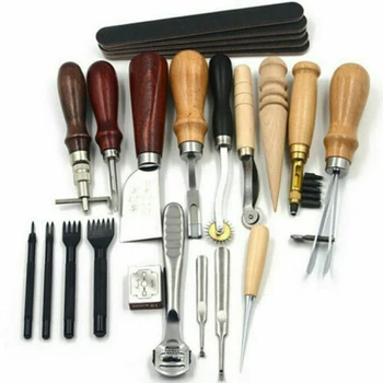Vintage Leather Craft Tools Kit Stitching Sewing Beveler Punch Working Hand Adjustable Leather Edge Stitching Groover Tool
Vintage Leather Craft Tools Kit Stitching Sewing Beveler Punch Working Hand Adjustable Leather Edge Stitching Groover Tool