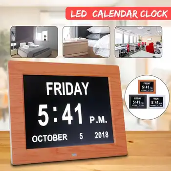 7 inch LED Dementia Digital Calendar Day/Week/Month/Year Clock Stand Photo Frame Large Wall Clock Calendar Alarm Day/Night Mode
7 inch LED Dementia Digital Calendar Day/Week/Month/Year Clock Stand Photo Frame Large Wall Clock Calendar Alarm Day/Night Mode