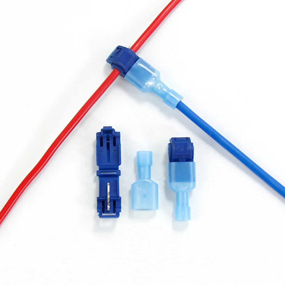Wire and cable connector Crimp terminal T-Tap Quick Splice CarAudio Kit Insulated Disconnect Electrical Quick Splice Lock Wire
Wire and cable connector Crimp terminal T-Tap Quick Splice CarAudio Kit Insulated Disconnect Electrical Quick Splice Lock Wire