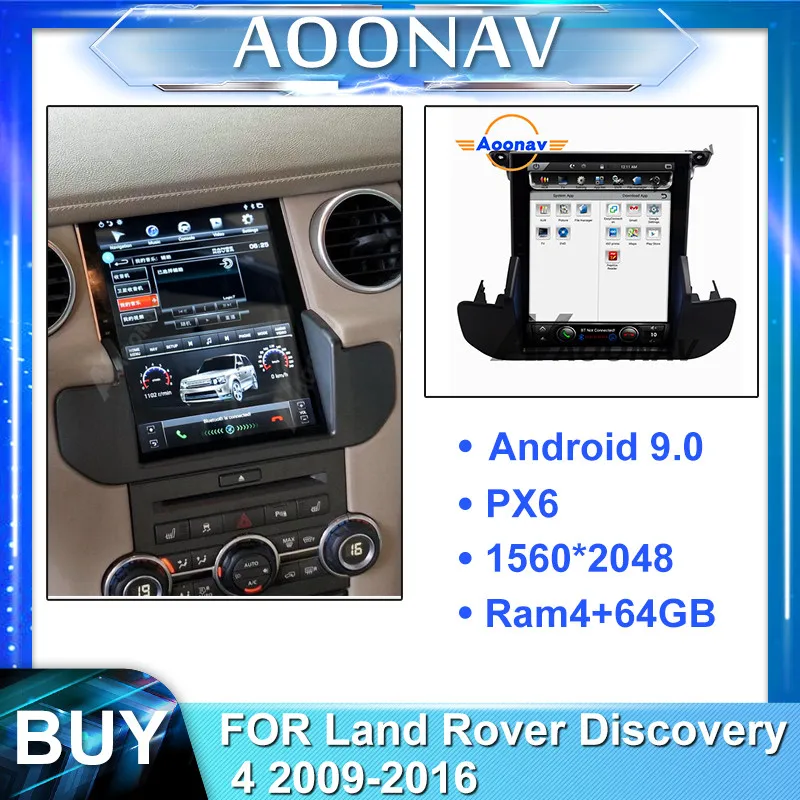Автомагнитола 2 din на Android мультимедийный плеер для Land Rover Discovery 4 2009 2016
