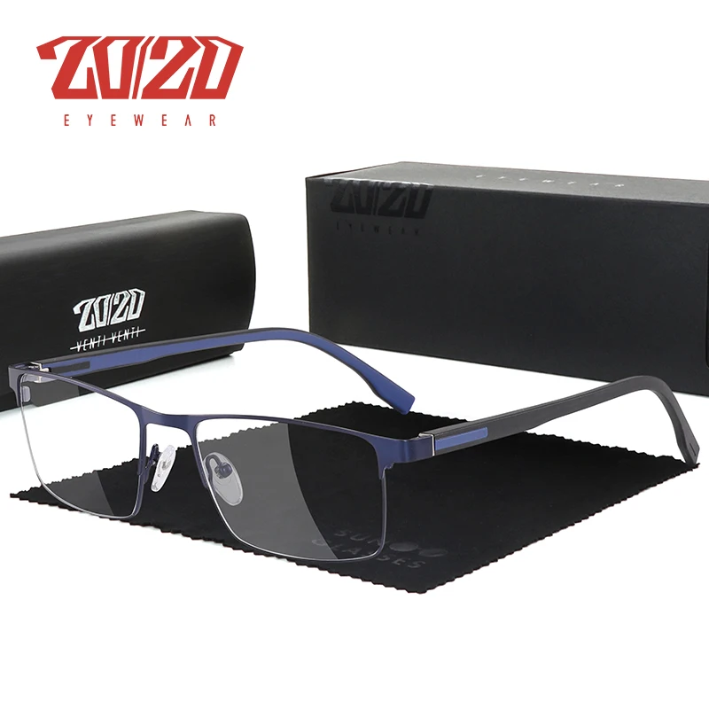 20/20 Design Men Titanium Alloy Optical Glasses Frame Fashion Male Square Ultralight Eye Myopia Prescription Eyeglasses HT19-62
20/20 Design Men Titanium Alloy Optical Glasses Frame Fashion Male Square Ultralight Eye Myopia Prescription Eyeglasses HT19-62