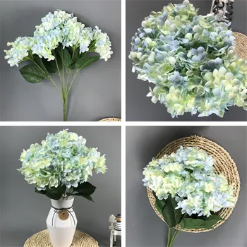 8Pcs Fake Hydrangea (5 stems/bunch) 18.9" Length Simulation Floral Hydrangeas for Wedding Home Decorative Artificial Flowers
8Pcs Fake Hydrangea (5 stems/bunch) 18.9" Length Simulation Floral Hydrangeas for Wedding Home Decorative Artificial Flowers