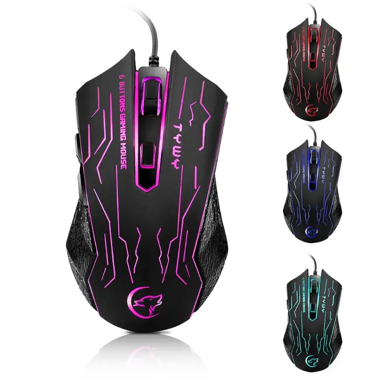 Wired Gaming Mouse Optical 3200DPI 6 Buttons Laptop PC Desktop Computer Mouse for Windows XP 2000 for Win 7/ 8
Wired Gaming Mouse Optical 3200DPI 6 Buttons Laptop PC Desktop Computer Mouse for Windows XP 2000 for Win 7/ 8