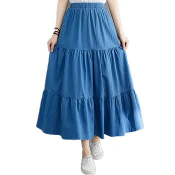 Uego High Waist cupcake Skirt Office Lady OL Work Long Denim Skirt Plus Size Women Casual Midi Skirt Slim Fashion Skirt
Uego High Waist cupcake Skirt Office Lady OL Work Long Denim Skirt Plus Size Women Casual Midi Skirt Slim Fashion Skirt