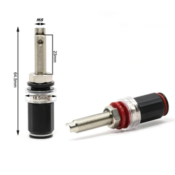 4Pcs Hi-End Rhodium plated short binding post ,audio banana plug socket ,speaker terminal
4Pcs Hi-End Rhodium plated short binding post ,audio banana plug socket ,speaker terminal