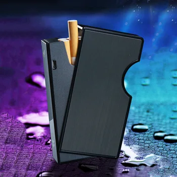 Universal Slim Cigarette Case Box with USB Electronic Lighter Tobacco Storage Holder Rechargeable Windproof Plasma Arc Lighter
Universal Slim Cigarette Case Box with USB Electronic Lighter Tobacco Storage Holder Rechargeable Windproof Plasma Arc Lighter