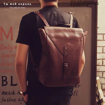 Bookbag for Men Laptop Backpack New Korean Version of Men's Solid Color PU Leather Computer Backpack College Bag Travel Backpack
Bookbag for Men Laptop Backpack New Korean Version of Men's Solid Color PU Leather Computer Backpack College Bag Travel Backpack