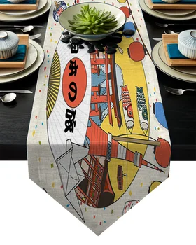Japan Trip Element Cartoon Culture Table Runner Table Flag Home Party Decorative Tablecloth Table Runners
Japan Trip Element Cartoon Culture Table Runner Table Flag Home Party Decorative Tablecloth Table Runners