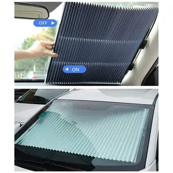Aluminum Film Automatic Retractable Sunshade Front Sunscreen Vehicle Sun Visor Windshield Summer Car Sunshade
Aluminum Film Automatic Retractable Sunshade Front Sunscreen Vehicle Sun Visor Windshield Summer Car Sunshade