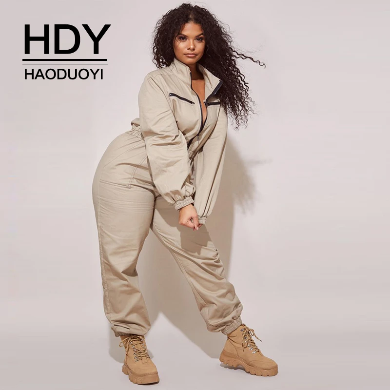 HDY Haoduoyi Women Plus Size Solid Long Sleeve Loose Elasticated Waist Casual Dailywear Formal One Piece Jumpsuit
HDY Haoduoyi Women Plus Size Solid Long Sleeve Loose Elasticated Waist Casual Dailywear Formal One Piece Jumpsuit