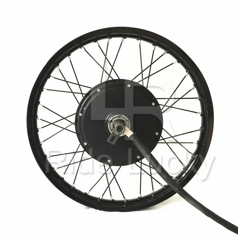 Моторное колесо QS V3 для электровелосипеда 10 кВт пиковая мощность на мотоциклетном колесе 16 17 18 19