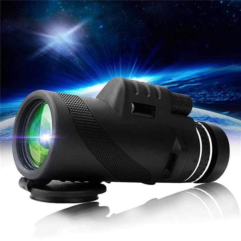 40x60 HD Portable Monoculars Telescope High Powered Waterproof Night Vision Hiking Hunting Travel Zoom Telescope for Cell Phone
40x60 HD Portable Monoculars Telescope High Powered Waterproof Night Vision Hiking Hunting Travel Zoom Telescope for Cell Phone