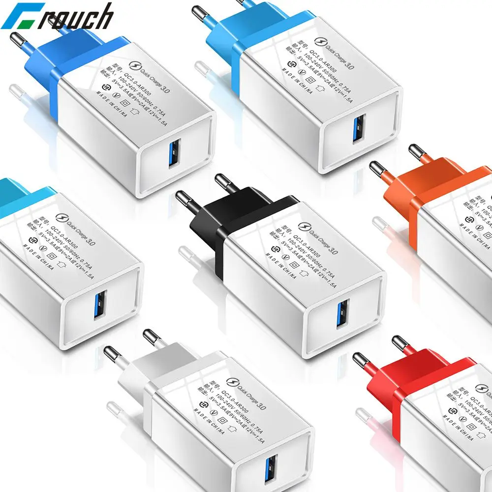 Crouch Quick Charge 3.0 Mobile Phone Charger USB travel Wall Charger Smart Quick Charging for iPhone 7 Samsung Galaxy S8 Xiaomi
Crouch Quick Charge 3.0 Mobile Phone Charger USB travel Wall Charger Smart Quick Charging for iPhone 7 Samsung Galaxy S8 Xiaomi