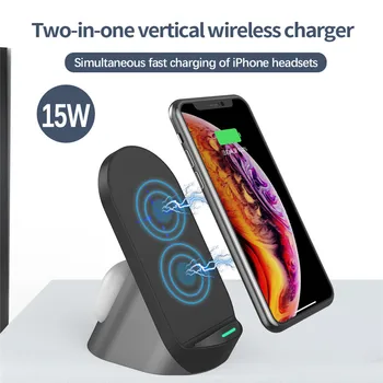 USLION 2 in 1 Wireless Phone Charger Phone Holder Fast Charging Wireless Phone Charger 15W Quick Charging For iPhone Xiaomi
USLION 2 in 1 Wireless Phone Charger Phone Holder Fast Charging Wireless Phone Charger 15W Quick Charging For iPhone Xiaomi